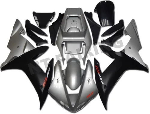 Miniatura 19 de Nardo gris carenado apto para Yamaha 2002 2003 YZF R1 inyección ABS plásticos carrocería kit cuerpo cuerpo cuerpo trabajo YZF-R1 02 03 AGY