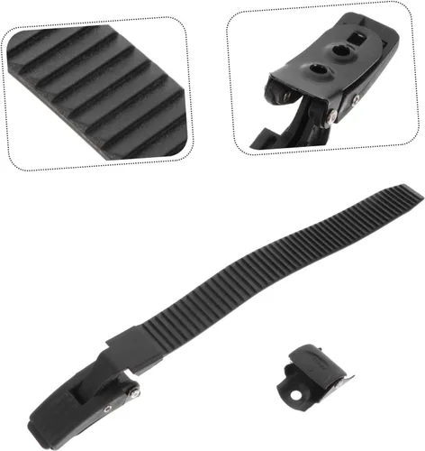 Miniatura 8 de BESPORTBLE 1 Unidades Profesional Hebilla Correa Patines Negro Patines Hebilla Clip Para Zapatos Accesorio Reemplazable