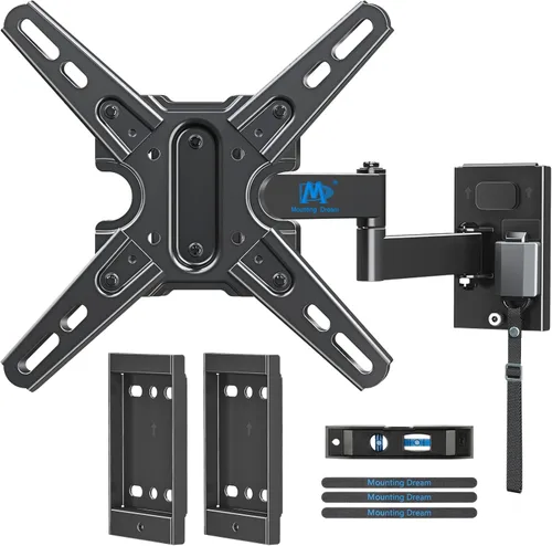 Miniatura 11 de Mounting Dream Soporte de TV RV con cerradura para la mayoría de pantalla plana de 10 a 26 pulgadas, soporte de montaje de TV RV para cámper