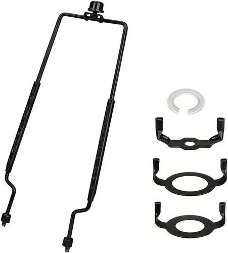 Soporte de arpa de pantalla de lámpara de 8, 9, 10, 11, 12 pulgadas, kit de arpa de lámpara ajustable, compatible tanto con barra de lámpara