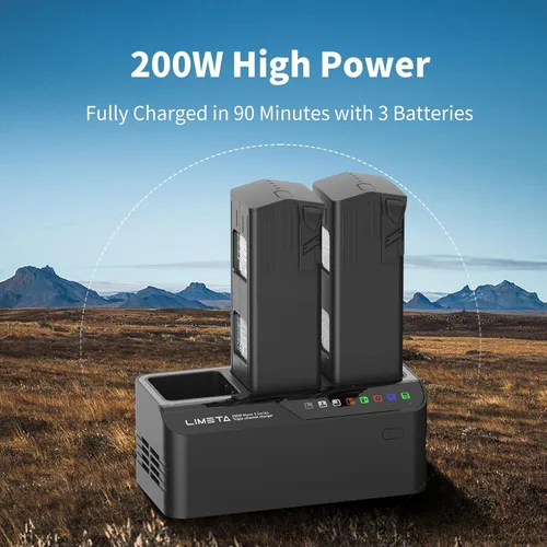 Miniatura 5 de LIMETA Mavic 3 Cargador de batería para DJI Mavic 3 pro Enterprise Classic Cine Thermal Drone Battery Pack 200W Estación de carga rápida Hub