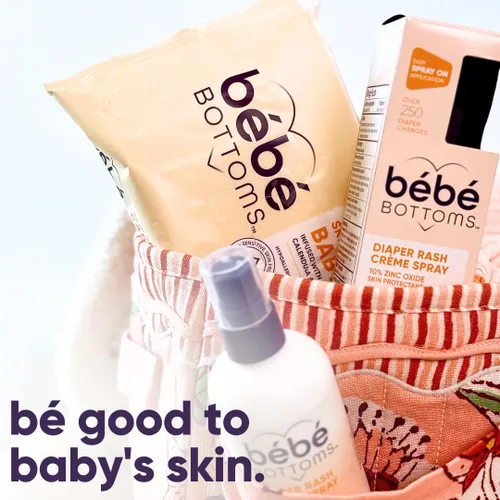 Miniatura 6 de Bébé Bottoms - Paño facial hipoalergénico y toallitas para bebé, sin fragancia ni parabenos, agradable para la piel sensible, esenciales de viaje