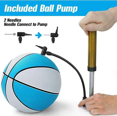 Miniatura 4 de TNELTUEB Mini baloncesto de repuesto de 8.5 pulgadas para piscina de baloncesto, juguete para interiores y exteriores, se adapta a todos