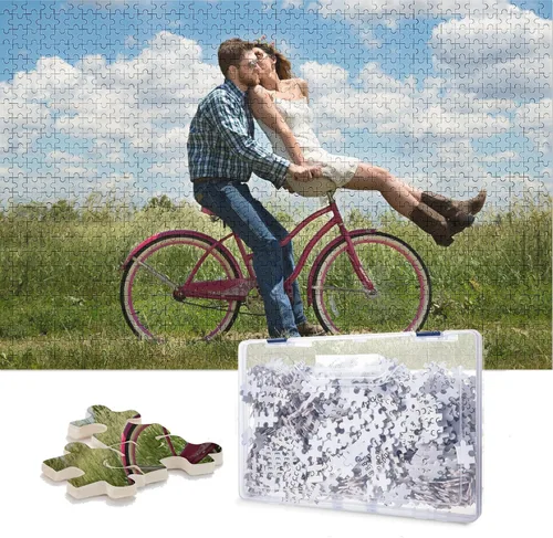Miniatura 10 de Rompecabezas Personalizado de Fotos de 1000/500/300 Piezas, Rompecabezas de Madera Personalizado como Regalos para Familia, Boda, Amigo 300 piezas