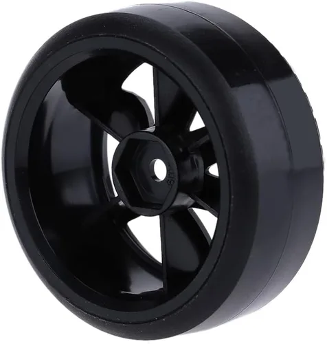 Miniatura 4 de GoolRC Juego de 4 neumáticos de automóvil de deriva 1/10 para Traxxas HSP Tamiya HPI Kyosho On-Road Drifting Car (negro)