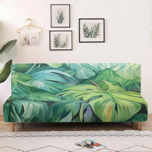 Miniatura 27 de Fundas para sofá cama con estampado de vaca marrón girasol con bandas elásticas para el hogar, sala de estar, fácil de instalar, antideslizante