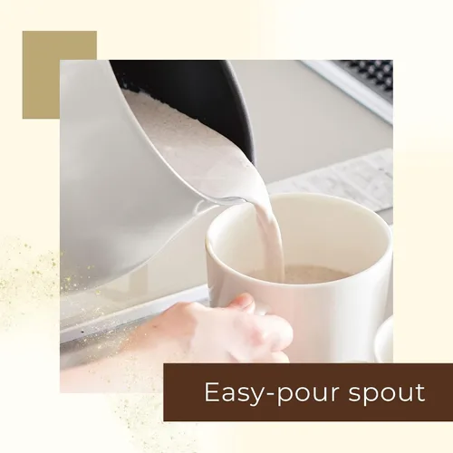 Miniatura 8 de Olla instantánea pequeña "ToMay dolce" elegante blanco de 6.3 pulgadas (6.3 in) 3.2 cuartos de galón para 1-2 tazas mini lindo arroz y ramen olla