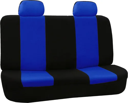 Miniatura 8 de FH Group - Juego de fundas de asientos para automóvil, de tela beige, para SUV, sedán y camioneta, para asientos de respaldo bajo con reposacabezas
