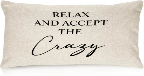 Miniatura 24 de Better When We are Together - Fundas de almohada lumbar de 12 x 20 pulgadas con citas divertidas de algodón y lino para sofá, decoración de sala