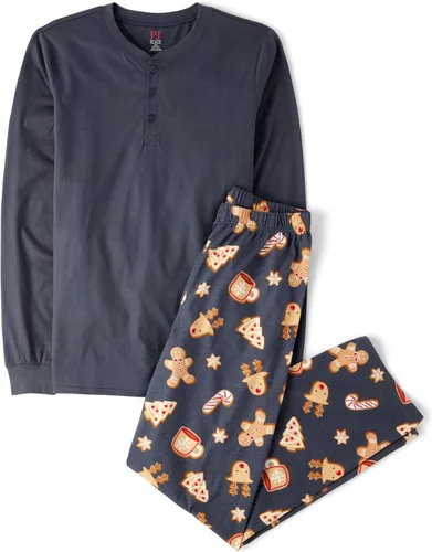 Miniatura 53 de The Children's Place Pijama de Navidad unisex para bebé, algodón Esqueleto