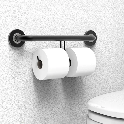 Miniatura 13 de Barra de seguridad para baño, ducha e inodoro para personas mayores y discapacitados, mango de asistencia de equilibrio de ayuda de movilidad, acero