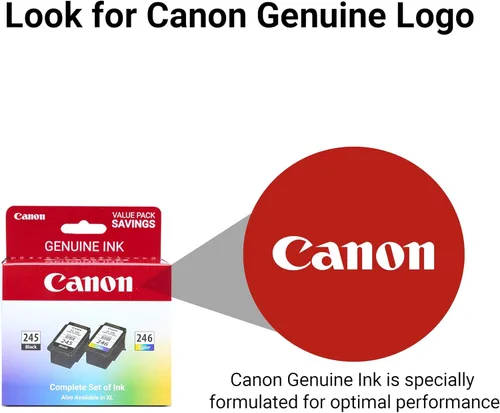 Miniatura 7 de Canon Paquete económico de tinta original PG-245 XL/CL-246 XL (2 cartuchos), compatible con iP2820, MG2420/2924/2920/3020/2522/2525, MX492