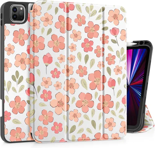 Miniatura 16 de May Chen Funda para iPad Pro de 11 pulgadas (4ª, 3ª, 2ª y 1ª generación) 2022 2021 2020 2018, soporte triple + soporte para lápiz + encendido