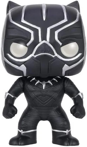 Miniatura 2 de Funko POP Marvel: Capitán America 3: Figura de Acción Guerra Civil, Pantera Negra