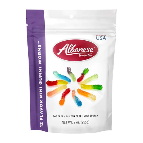 Miniatura 13 de Albanese World's Best Mini Gummi Butterflies, las mejores gomitas mini con forma de mariposa del mundo, bolsa de 7.5 oz