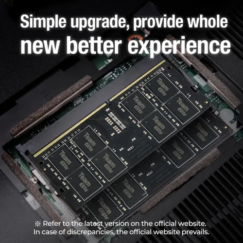 Miniatura 4 de TEAMGROUP Elite DDR4 16 GB Kit (2 x 8 GB) 3200 MHz PC4-25600 CL22 Sin búfer No ECC 1.2 V SODIMM 260-Pin Laptop Notebook PC Módulo de memoria