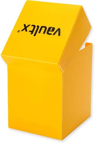 Miniatura 5 de Caja de almacenamiento para mazo de cartas Vault X y 150 fundas negras para cartas, se ajusta a más de 100 cartas con funda, tamaño grande estándar