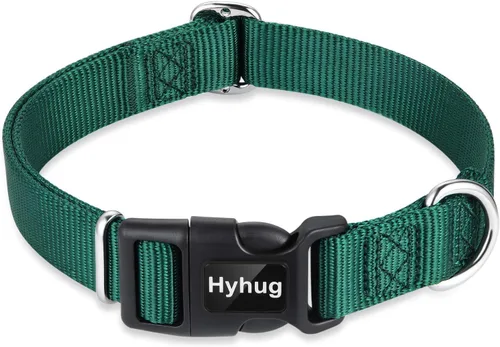 Miniatura 15 de Hyhug Pets - Collar clásico para perros de la colección regular de color sólido (S, negro)