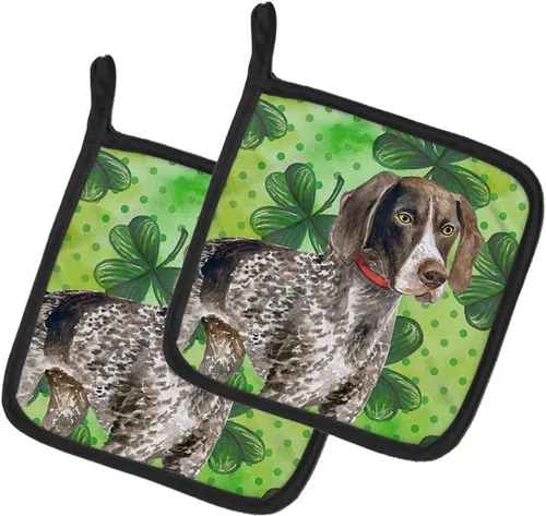 Miniatura 9 de Caroline's Treasures BB9655PTHD - Juego de soportes para ollas de cocina resistentes al calor, almohadillas calientes para horno, 7 1/2 x 7 1/2