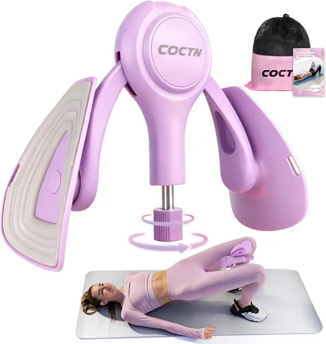 Entrenador de muslos para mujer, resistencia ajustable de 15-70 libras, ejercitador interior del muslo para reparación muscular del suelo pélvico,