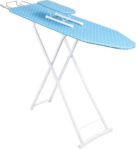 Tabla de planchar de 4 patas, tabla de planchar plegable de tamaño completo, tabla de planchar plegable para el hogar, tabla de planchar extendida