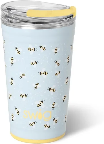 Miniatura 105 de Swig Life - Vaso aislante de 22 onzas, vaso de viaje para café con tapa, taza de café para viaje compatible con portavasos, de acero inoxidable