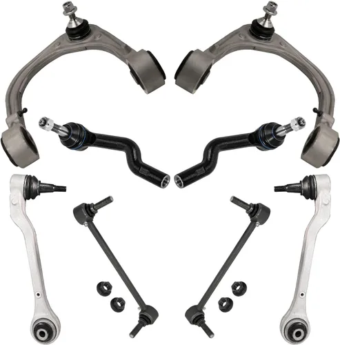 Miniatura 139 de Detroit Axle - Kit de brazos de control de extremo delantero de 8 piezas para Dodge Dakota 00-04, Durango 00-03, 4 brazos de control superior e