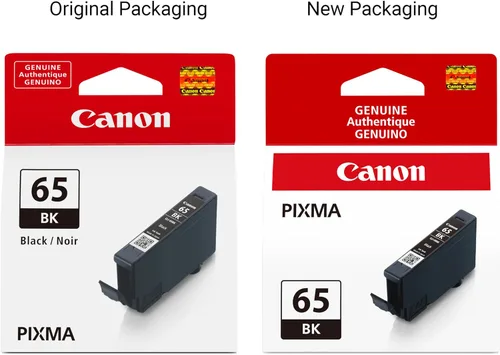 Miniatura 4 de Canon CLI-65 Depósitos de tinta negra genuina, compatibles con impresoras PIXMA PRO-200 y PIXMA PRO-200S (paquete de 2)