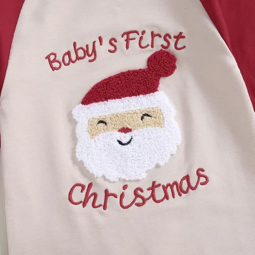 Miniatura 73 de FYBITBO Ropa de bebé niño niña Santa manga larga mono mameluco recién nacido primera Navidad traje de una pieza