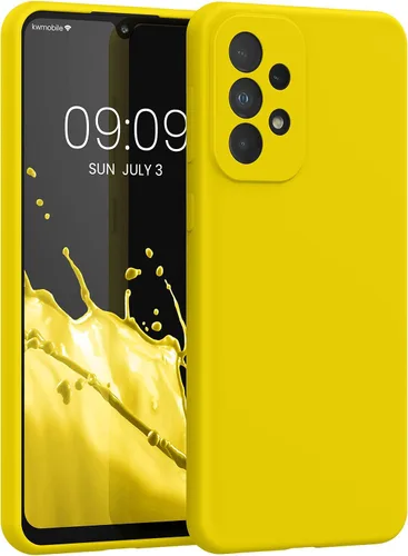 Miniatura 148 de kwmobile Funda Compatible con Samsung Galaxy A14 5G - Funda de teléfono de TPU y silicona con acabado suave - Verde Lima