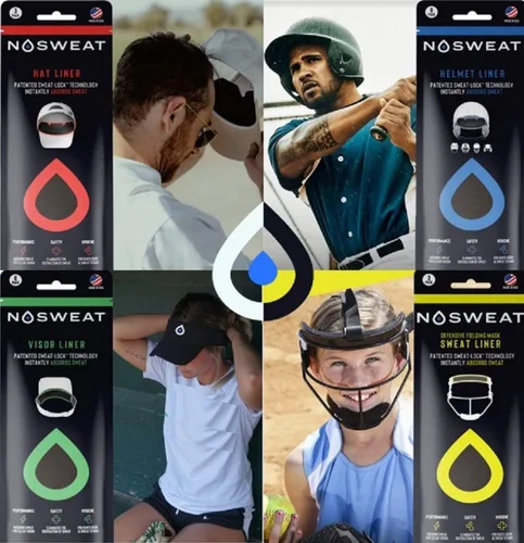 Miniatura 2 de NoSweat Trucker Hat Sweat Liner & Mesh Hat Sweat Guard Bands Patentado