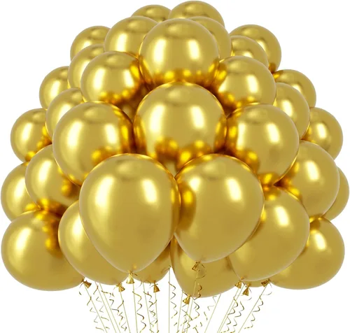 Miniatura 196 de Voircoloria - Globos azul bebé claro, paquete de 66 globos de 12 pulgadas de látex para fiestas para niños y niñas, para cumpleaños, baby shower, 16