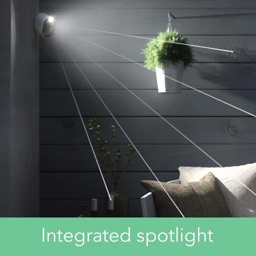 Miniatura 6 de Arlo Ultra - Cámara de seguridad 4K UHD sin cables para interiores y exteriores con visión nocturna de color, visión de 180°, audio de 2 vías, foco