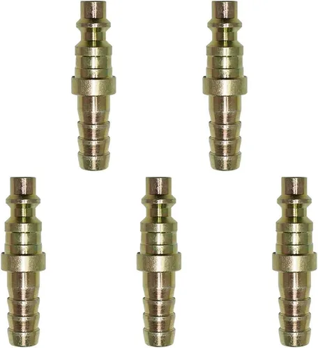 Interstate Pneumatics CPH463 - Acoplador de acero industrial de 1/4 pulgadas (5 unidades)
