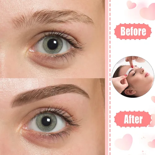 Miniatura 6 de Maitys Kit de tiras de cera pequeñas para cejas, papel de depilación, tiras faciales, almohadillas de depilación para mujeres y hombres, cejas