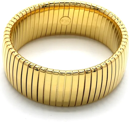 Miniatura 2 de MARSHAL METAL Pulsera de moda Omega Latón Pulido Stretch Cobra Pulsera (23MM)