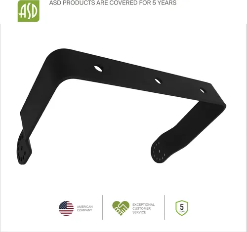 Miniatura 7 de ASD Soporte de montaje de reflector para luces de área LED Compatible con LSB5, LSB5A de 150-200 W Negro