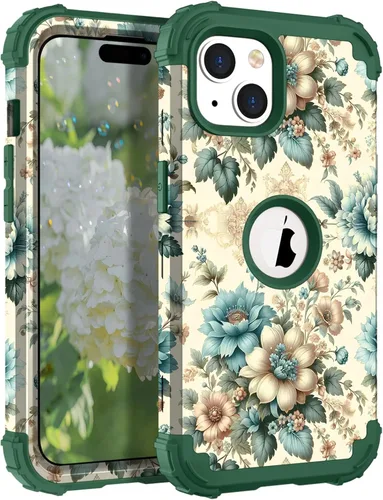 Miniatura 11 de Hocase Funda para iPhone SE 2022/2020, resistente a prueba de golpes, de plástico duro+goma de silicona, funda protectora híbrida para iPhone SE