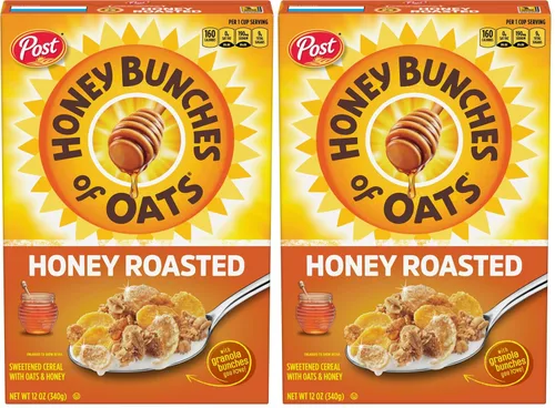 Miniatura 8 de Honey Bunches of Oats Cereal de granola tostado con miel, bolsa de 11 onzas (paquete de 5)