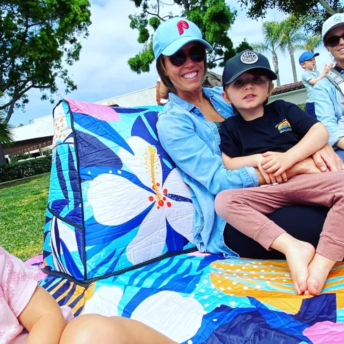 Miniatura 7 de Tumbona tropical de la Tierra inflable, ligera silla portátil con bomba de pie gratis