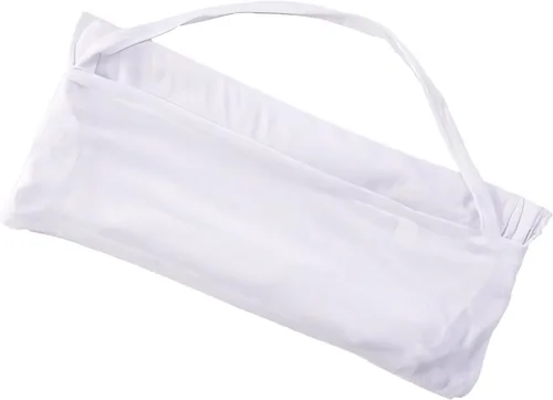 Miniatura 2 de Muka Funda de microfibra para silla de playa y piscina, bolsillo práctico, 29 x 83 pulgadas, color blanco