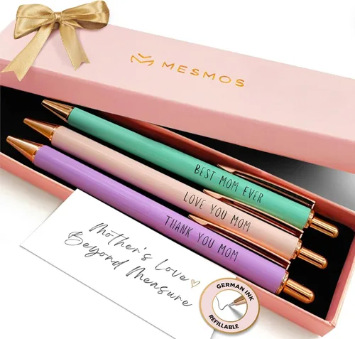 Miniatura 15 de MESMOS Paquete de 3 bolígrafos elegantes para mujer, regalos de mejor jefa para mujeres, regalo de agradecimiento al jefe, cumpleaños, día nacional