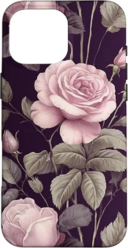 Miniatura 18 de Funda rosa botánica para iPhone 13 Floral Vintage Pattern with cute pink purple