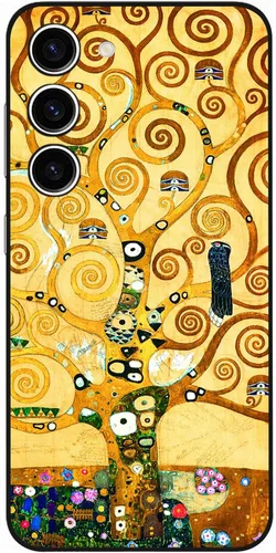 Miniatura 62 de Berkin Arts Funda compatible con Samsung Galaxy S22 Ultra, funda de silicona Art Nouveau Floral Flower (Clematis by Alphonse Mucha)