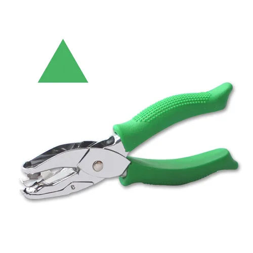 Miniatura 8 de Perforadora pequeña de un solo agujero de 1/4 y 1/8 pulgadas, paquete de 2 perforadores de mano en forma de círculo con capacidad de 8 hojas