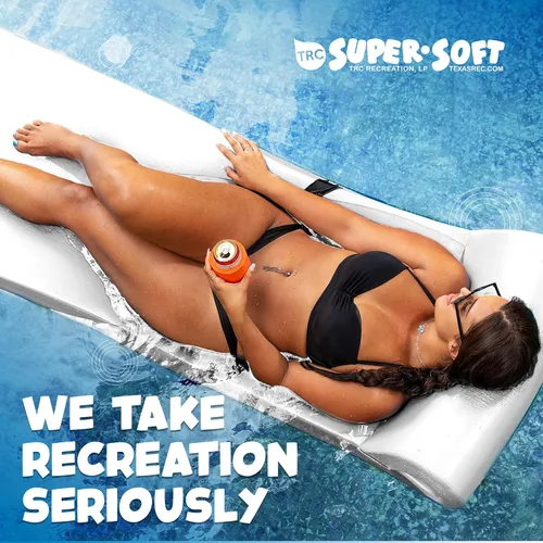 Miniatura 5 de TRC Recreation Sunsation Thick Foam Pool Float Lounger w/Headrest for Lounging & Sunbathing in Swimming Pools, Beaches & Lakes Hoja verde