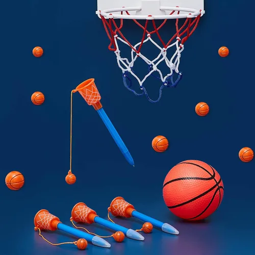 Miniatura 4 de Zonon 9 bolígrafos de aro de baloncesto a granel, regalos de fiesta de baloncesto para deportes, fiesta de cumpleaños, suministros de club