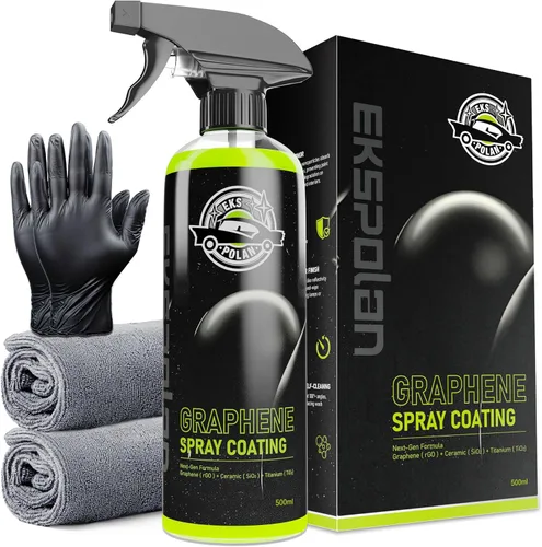 Recubrimiento en aerosol de grafeno (473 ml) - Revestimiento cerámico UV para autos - Spray de cera para autos 3-en-1 de próxima generación para un