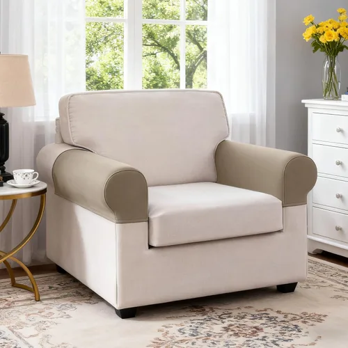 Miniatura 67 de TAOCOCO Fundas de Cojines de Sofá Elásticas Fundas de Asiento de Silla para Sillón, Fundas de Asiento de Sofá de 1 Pieza Protector de Muebles Suave