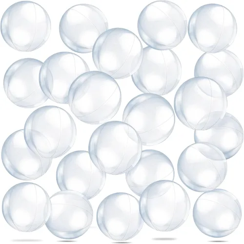 Yinder 24 piezas de bola de playa inflable de 6 pulgadas, bola flotante de piscina bajo el mar, decoraciones de fiesta, burbuja, océano, juguetes de